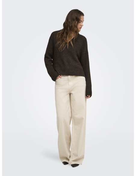 Pull Maille Coffee Beam ONLFIONA ONLY - 1 | TOPS